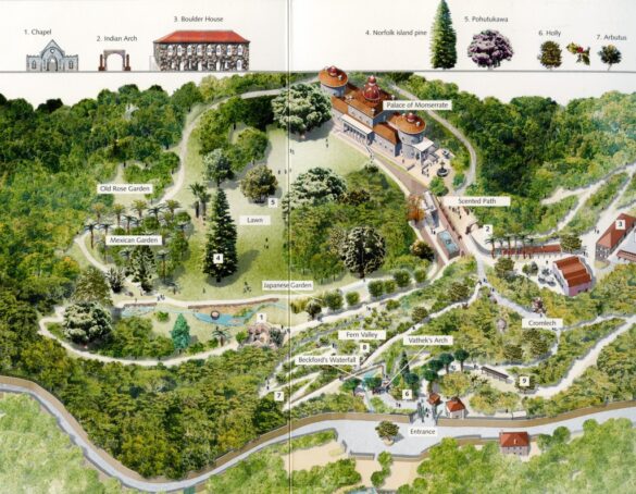 Карта на Монсерат в Синтра