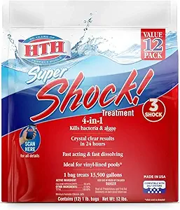 HTH Pool Shock - Powerful Algae Killer