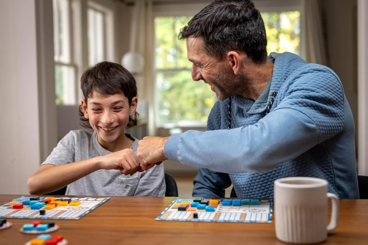 Azul board game with colorful tiles and beautiful design