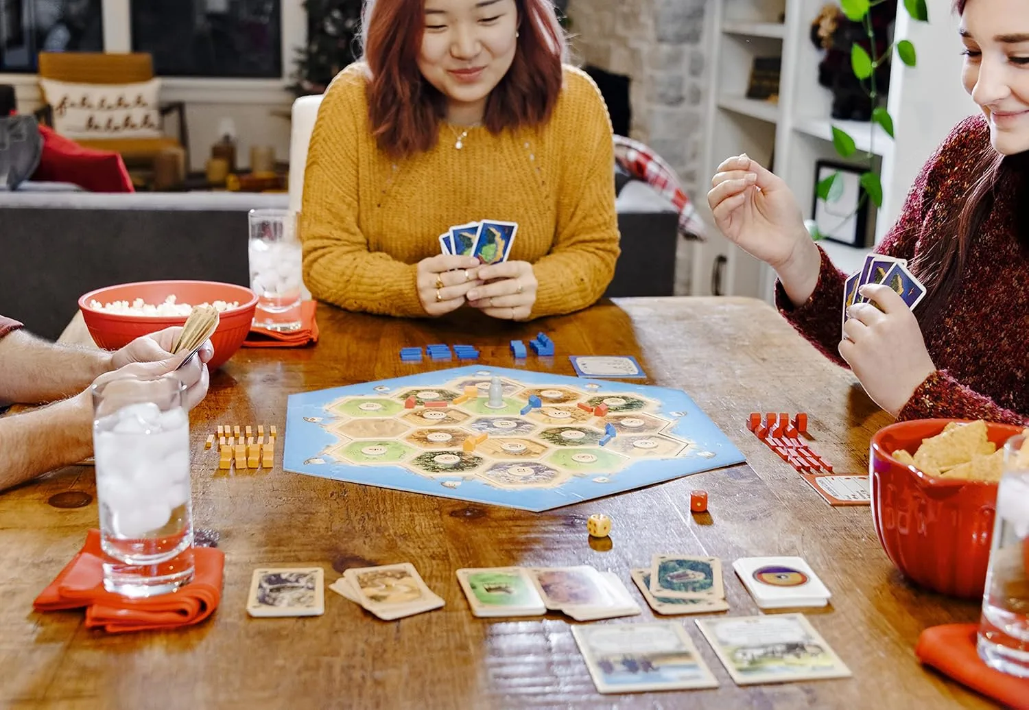Catan board game as a family gift for friends and game night