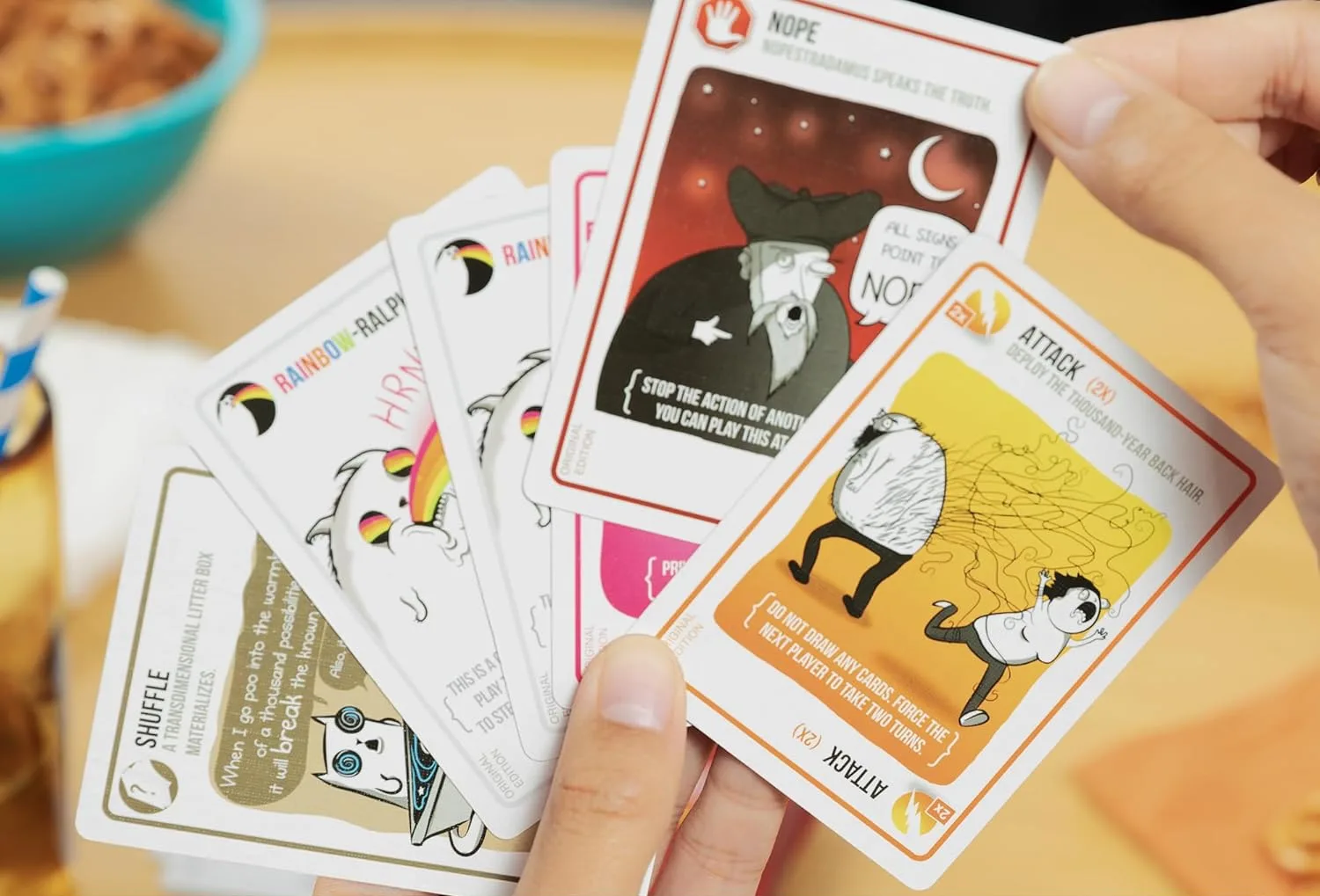 Exploding Kittens card game for teenagers and parties
