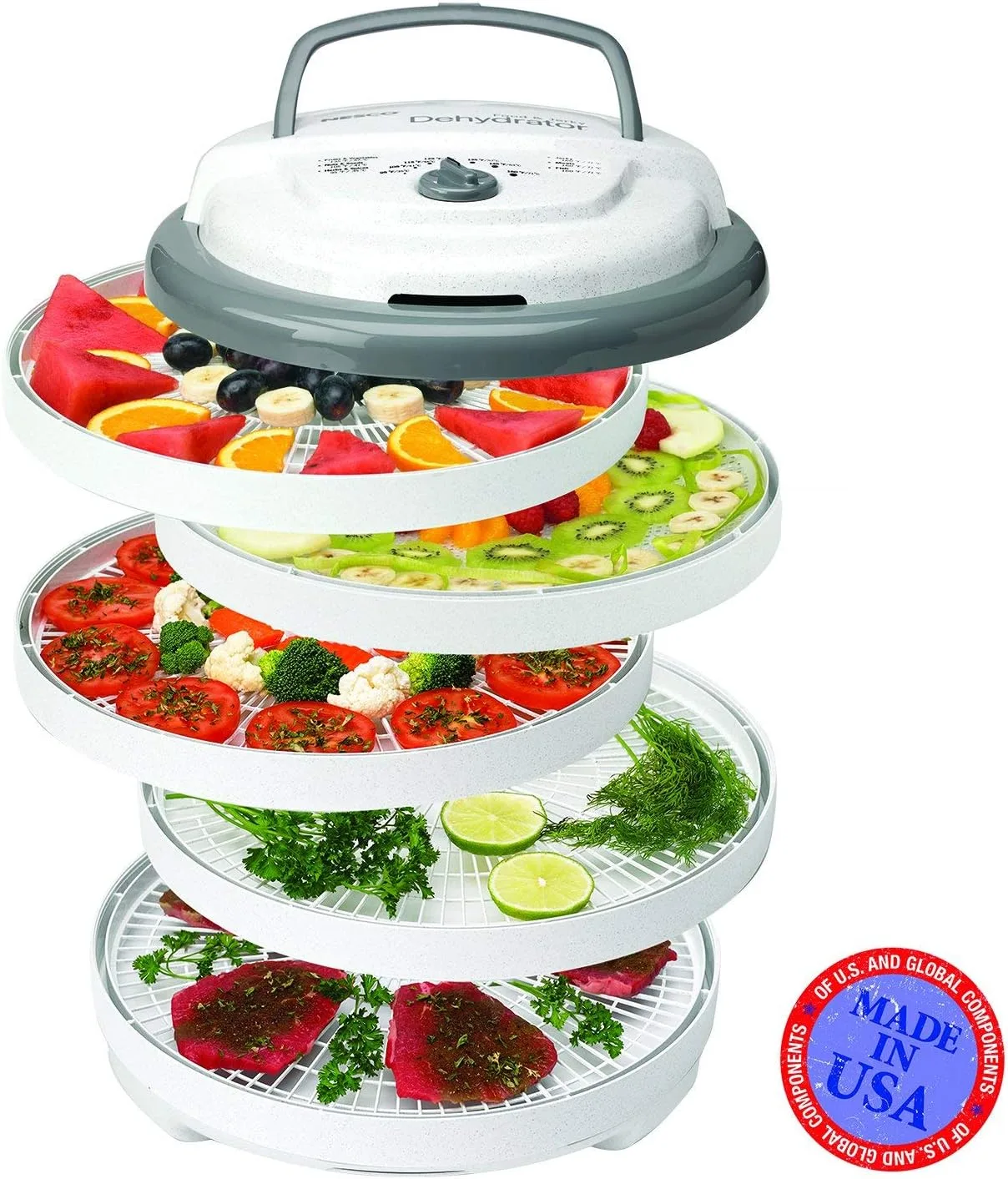 NESCO food dehydrator for drying fruits vegetables and herbs
