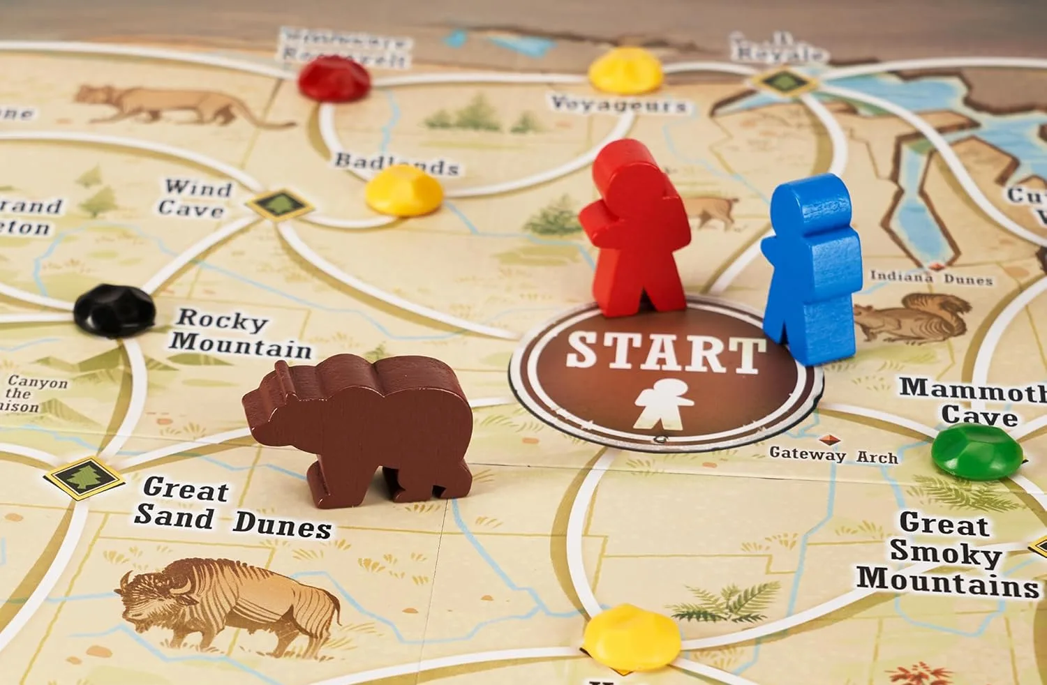 Trekking the National Parks board game for families and nature lovers
