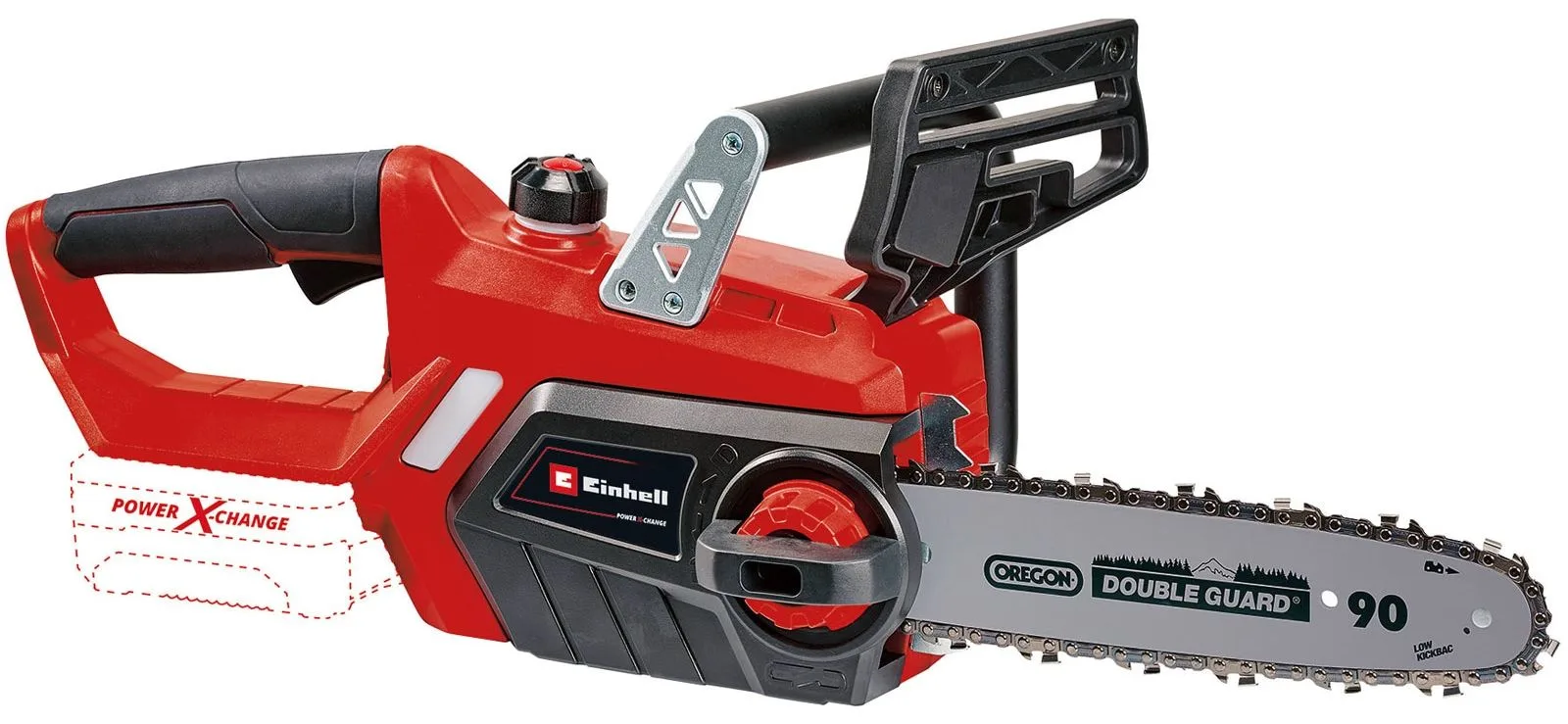 Акумулаторен верижен трион Einhell Power X-Change GE-LC 18/25 Li за рязане на по-дебели клони